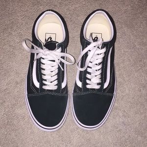 DARK GREEN VANS
